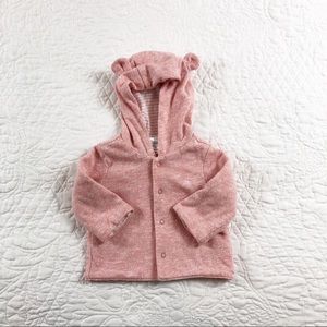Baby Gap, Infant girl 0-3M, pink jacket, hoodie
